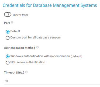 Credentials for Database Management Systems